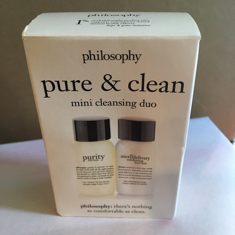 Philosophy mini cleansing duo